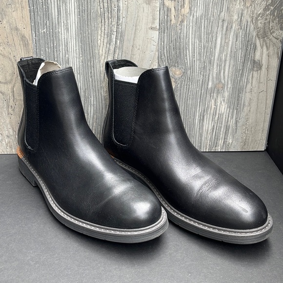 Cole Haan Other - Cole Haan Black Mens Chelsea Rainboots size 8.5